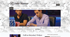 Desktop Screenshot of poker-winners.com